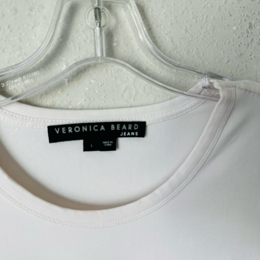 Veronica Beard Noha Ruffle Color Block T Shirt Dr… - image 4